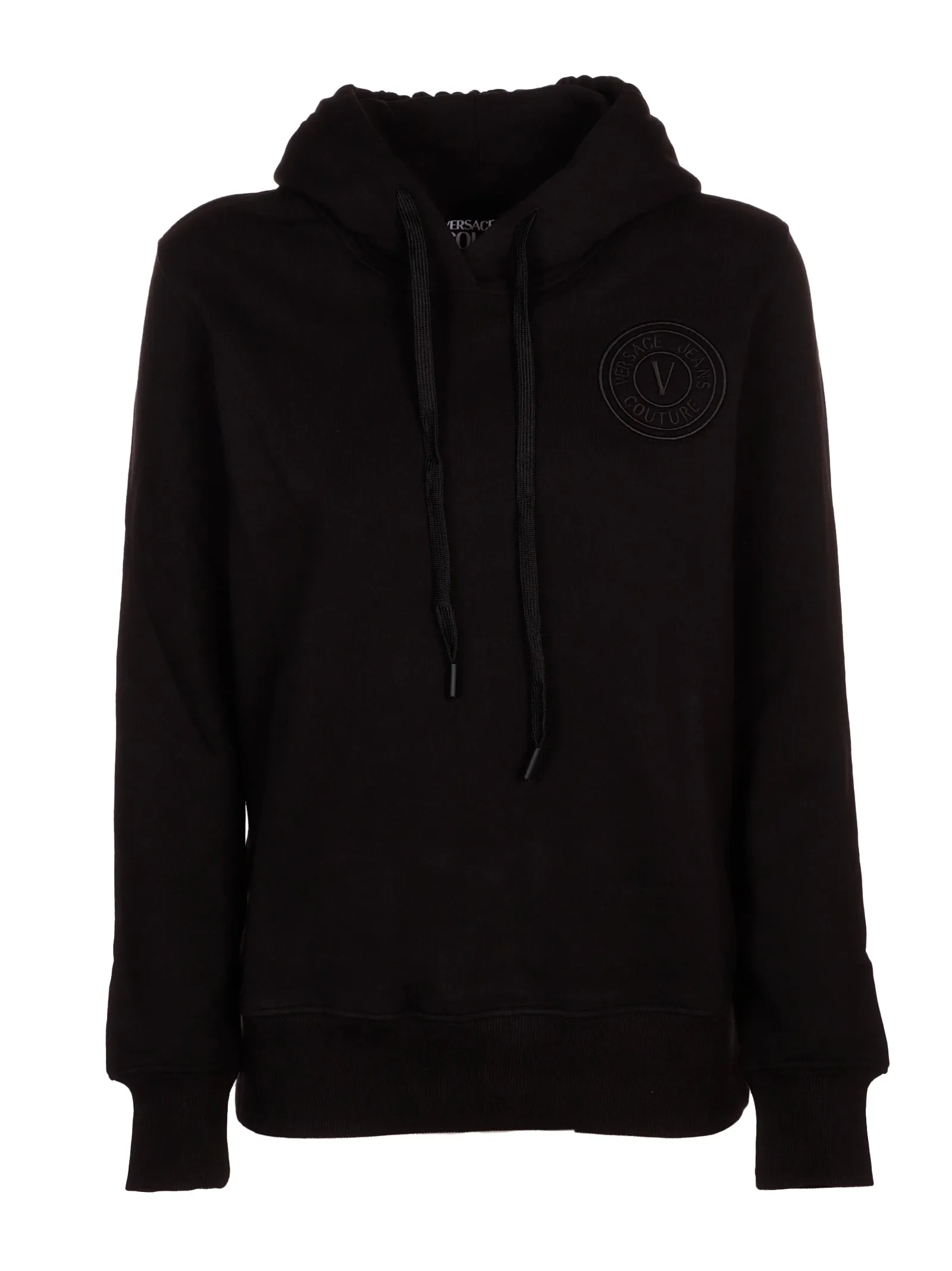 Versace Jeans Couture Logo Embroidered Long-Sleeved Hoodie