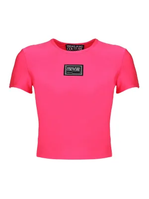 Versace Jeans Couture Logo Patch Crewneck T-Shirt