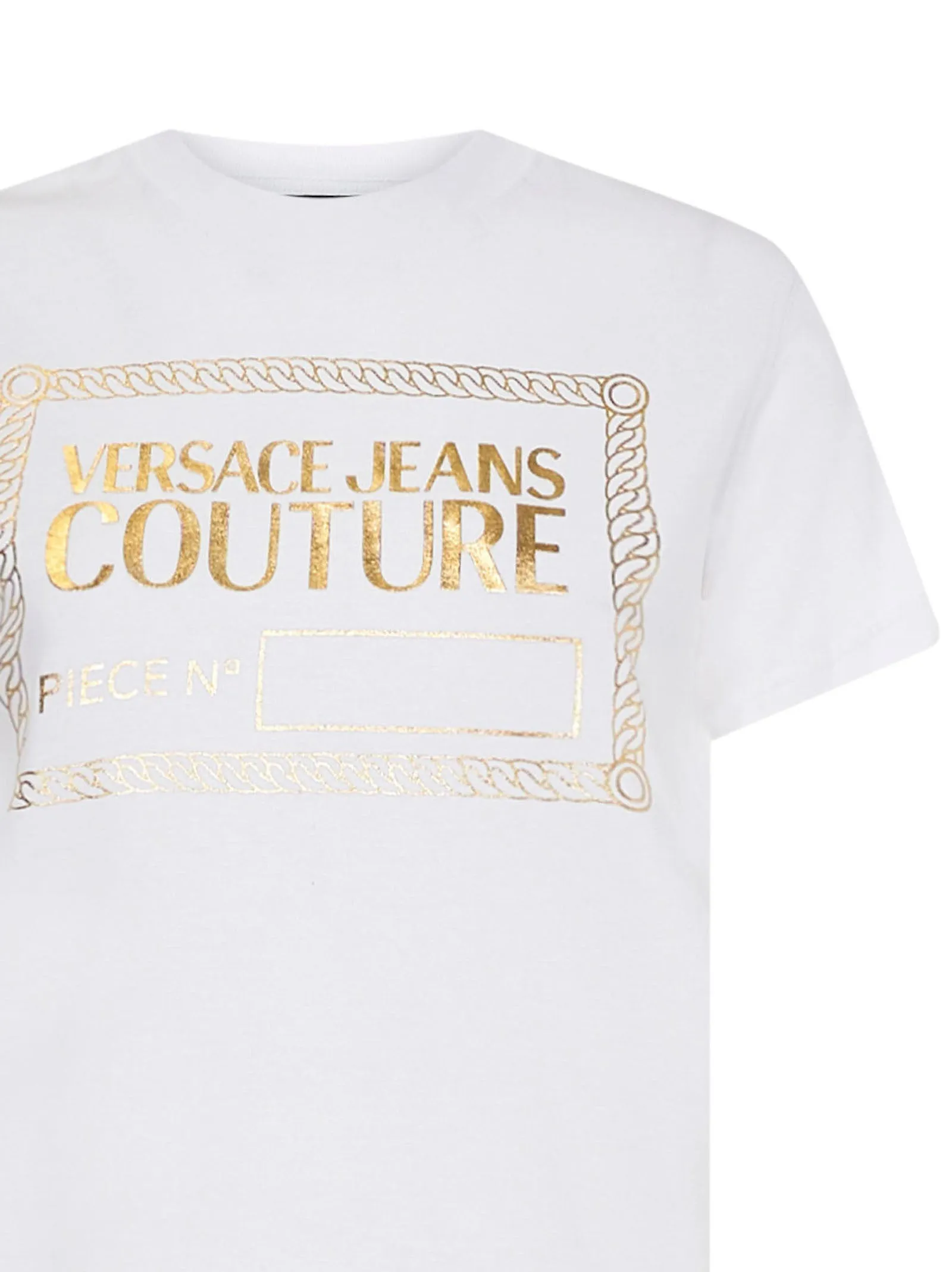 Versace Jeans Couture Logo Printed Crewneck T-Shirt
