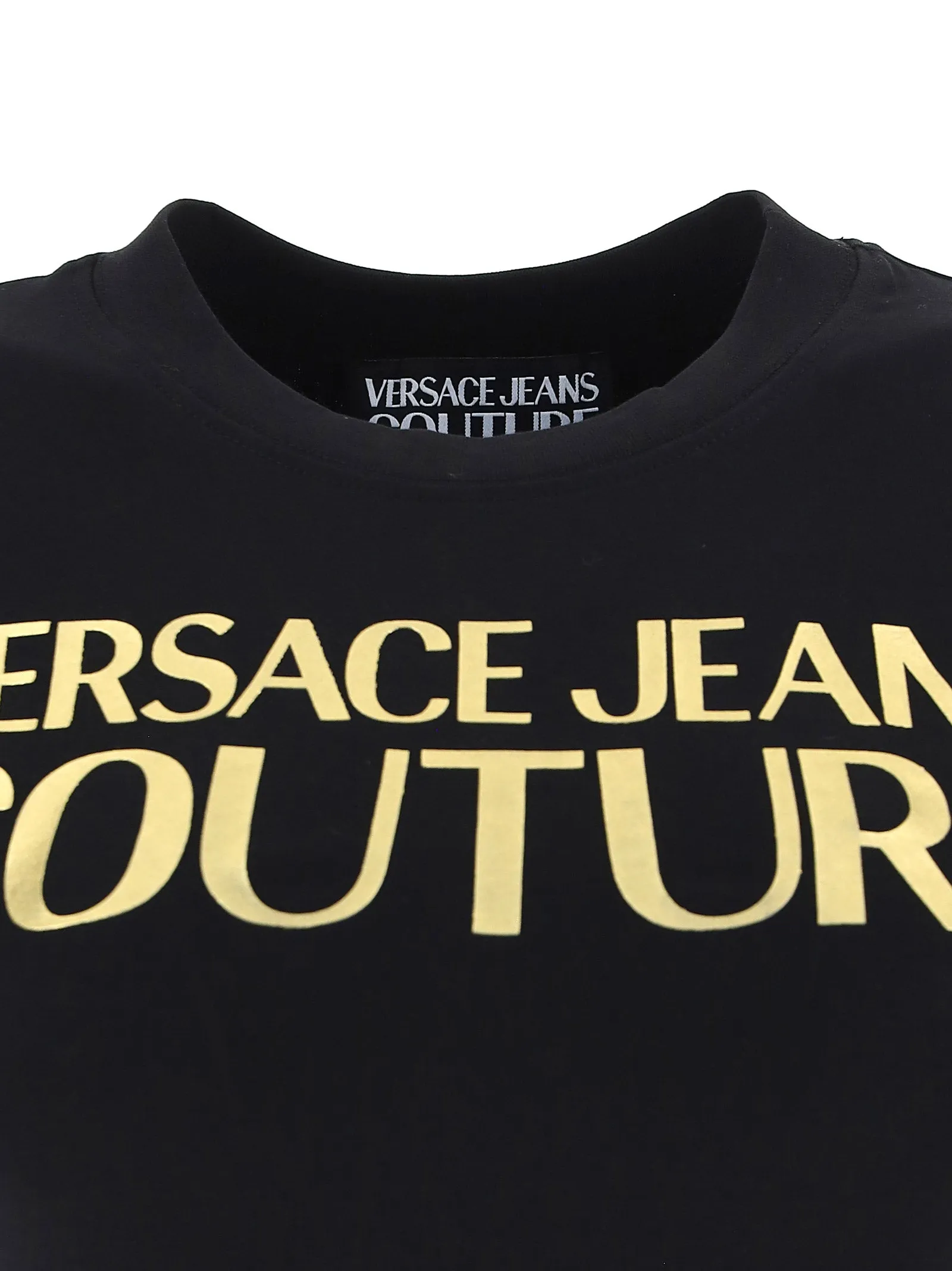 Versace Jeans Couture Logo Printed Crewneck T-Shirt