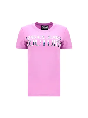 Versace Jeans Couture Logo Printed Crewneck T-Shirt