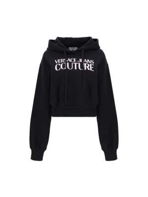 Versace Jeans Couture Logo Printed Drawstring Hoodie