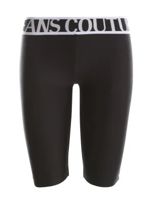 Versace Jeans Couture Logo-Waistband Knee-Length Cycling Shorts