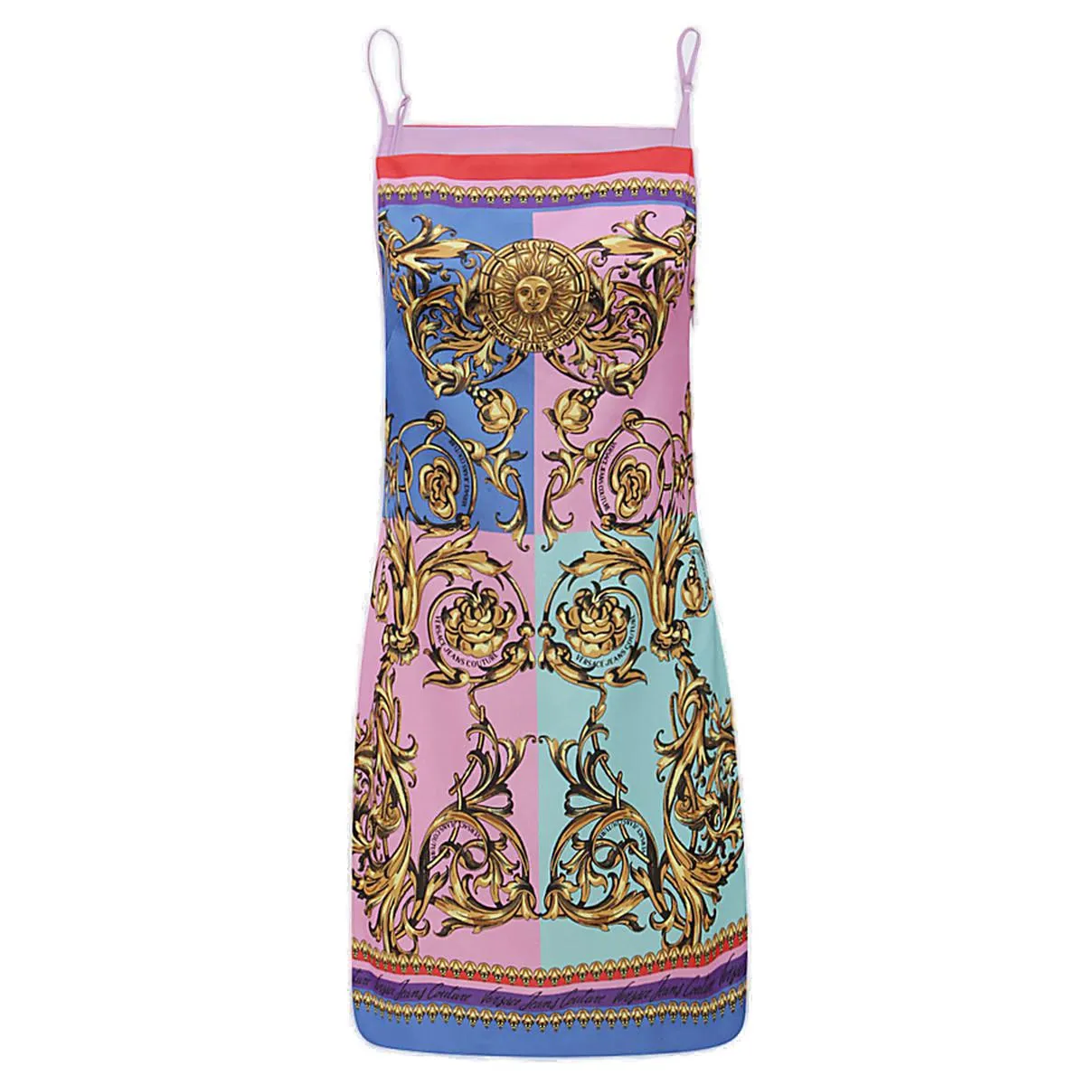Versace Jeans Couture Regalia Baroque Printed Sleeveless Dress
