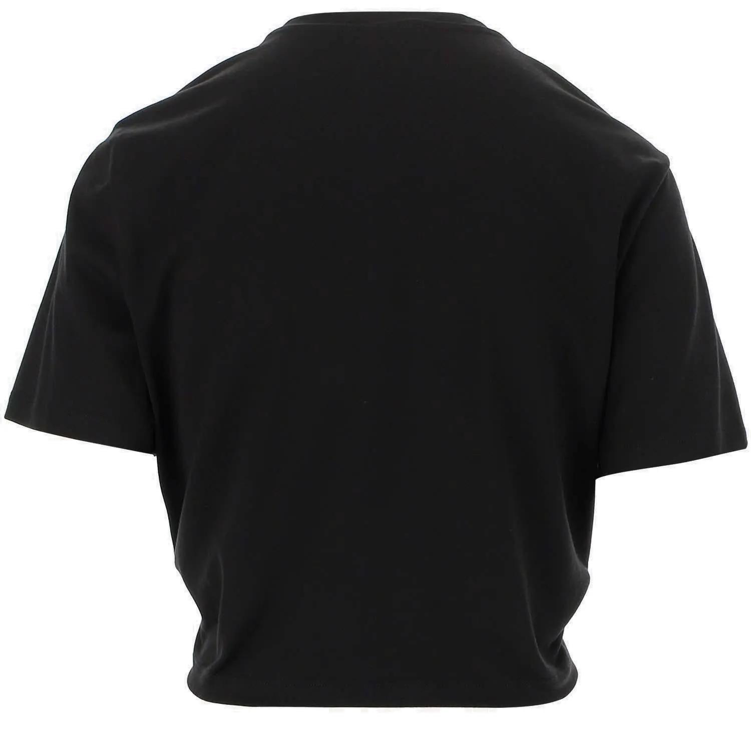 Versace Logo Printed Safety Pin Cropped T-Shirt