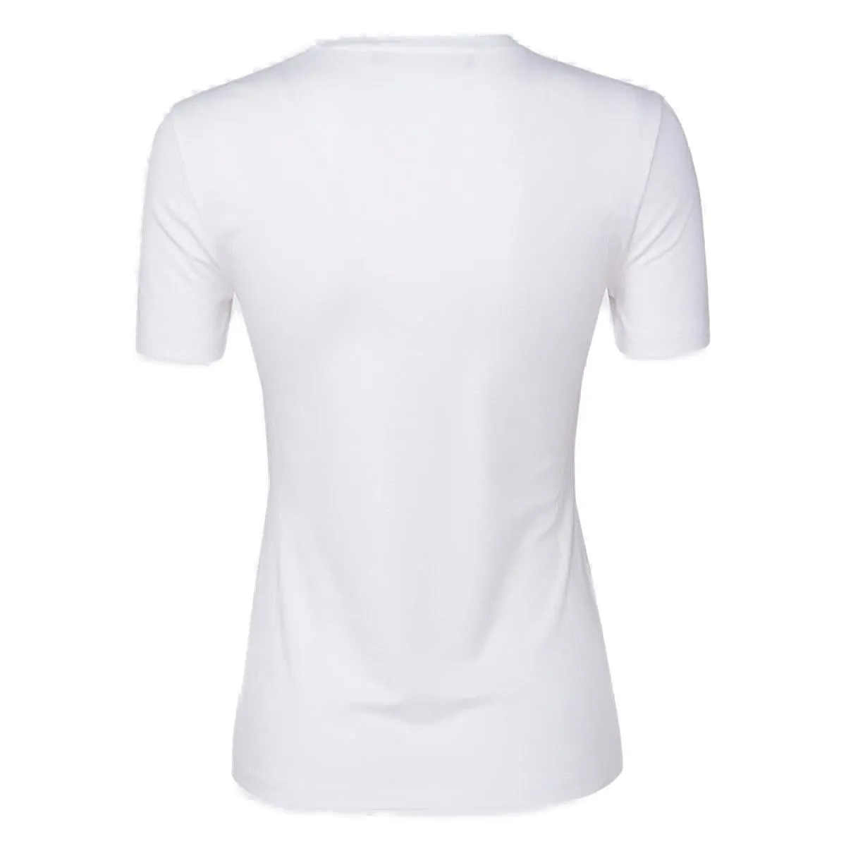 Versace Slogan Printed Straight Hem T-Shirt