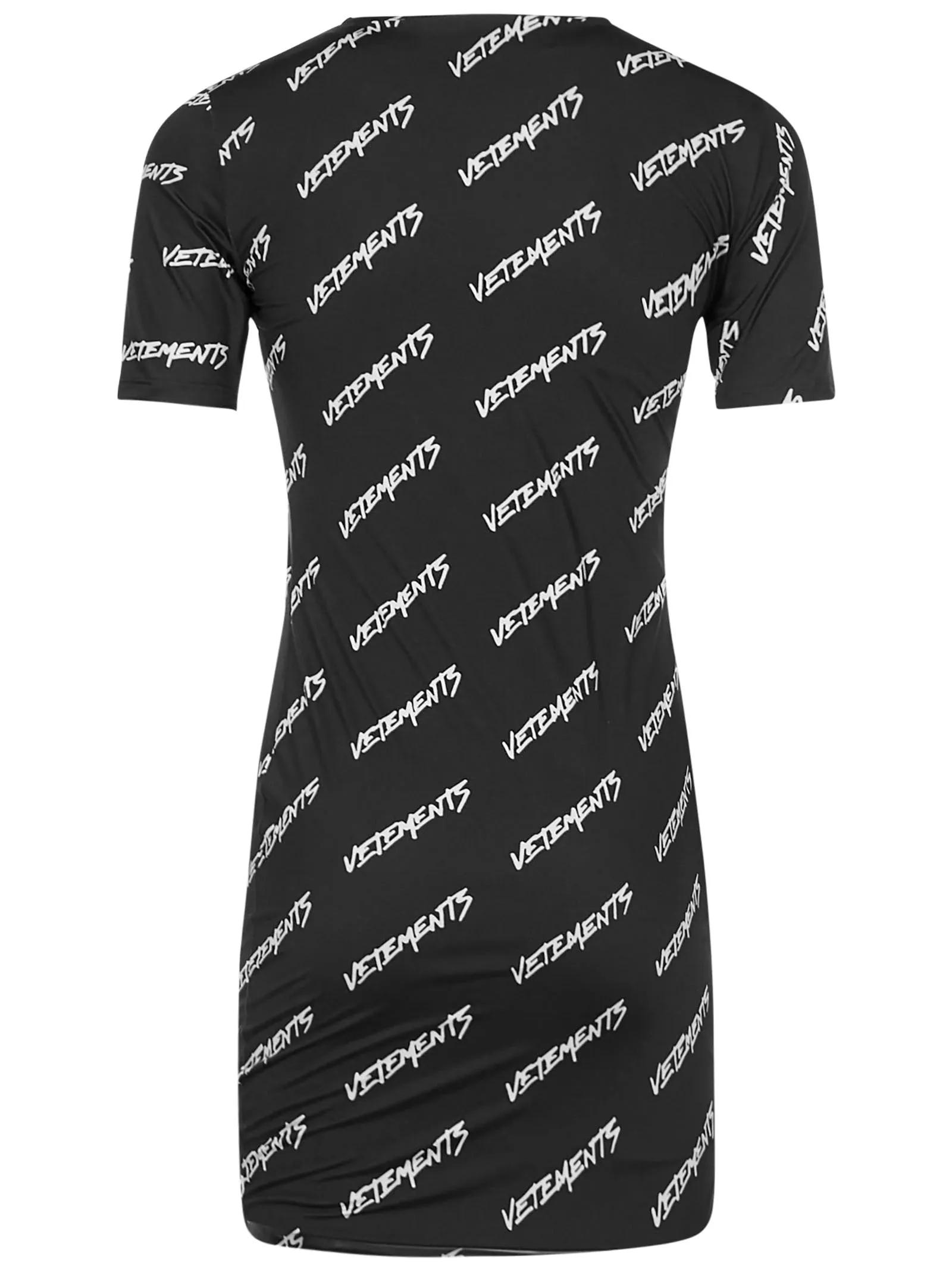 Vetements All-Over Logo Printed Mini Dress