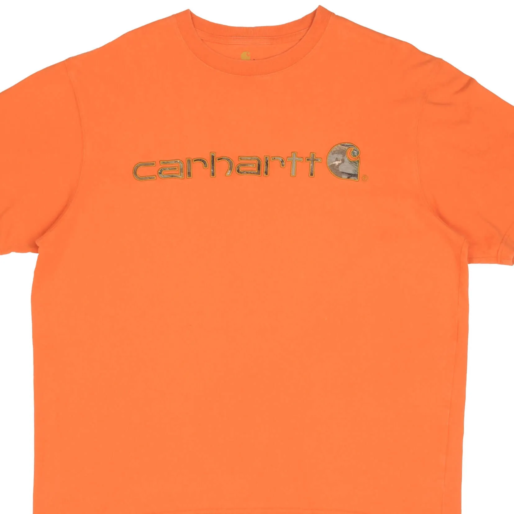 VINTAGE CARHARTT EMBROIDERED CAMO TEE SHIRT 2000S SIZE LARGE