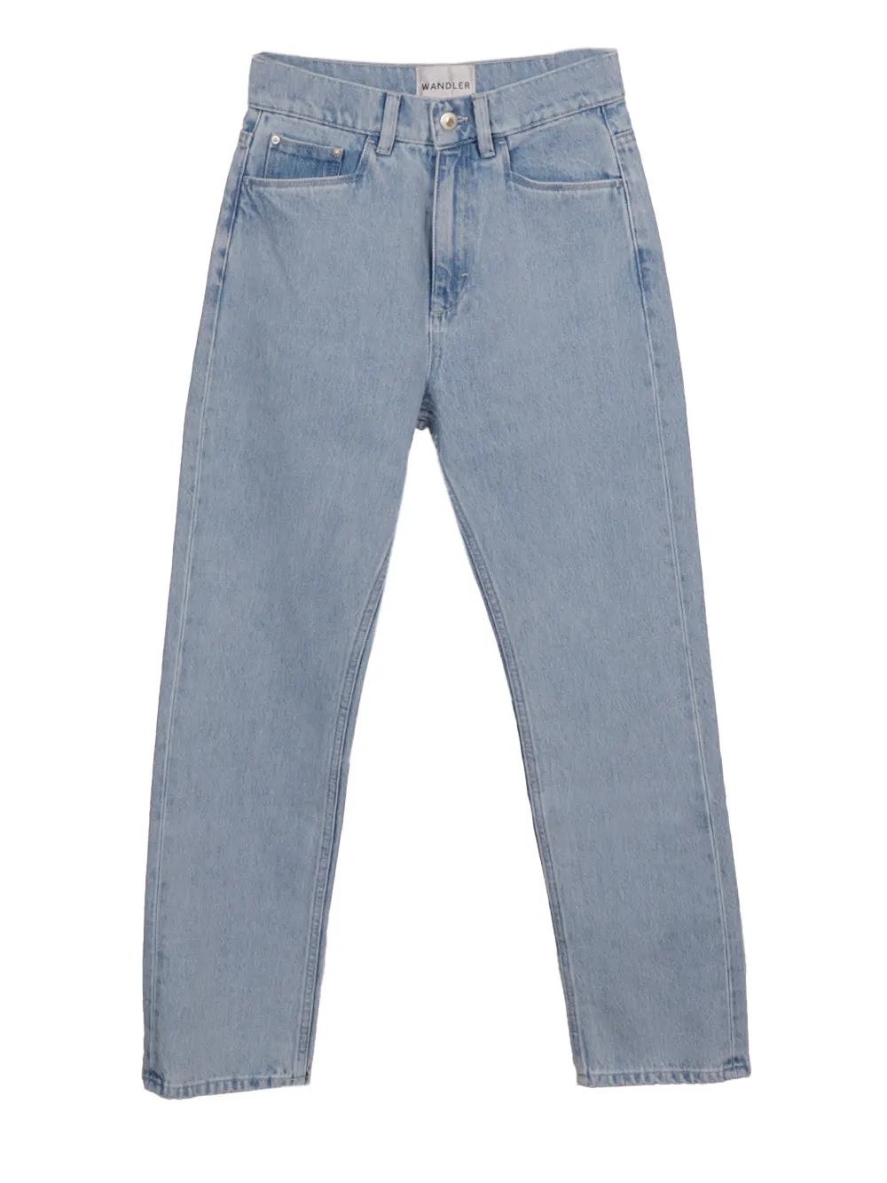 Wandler Button Detailed Straight Leg Jeans