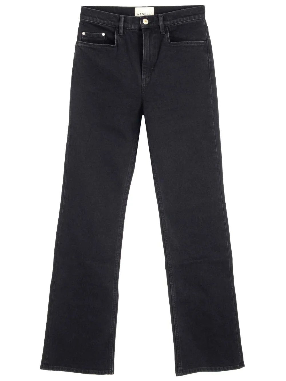 Wandler Button Detailed Straight Leg Jeans