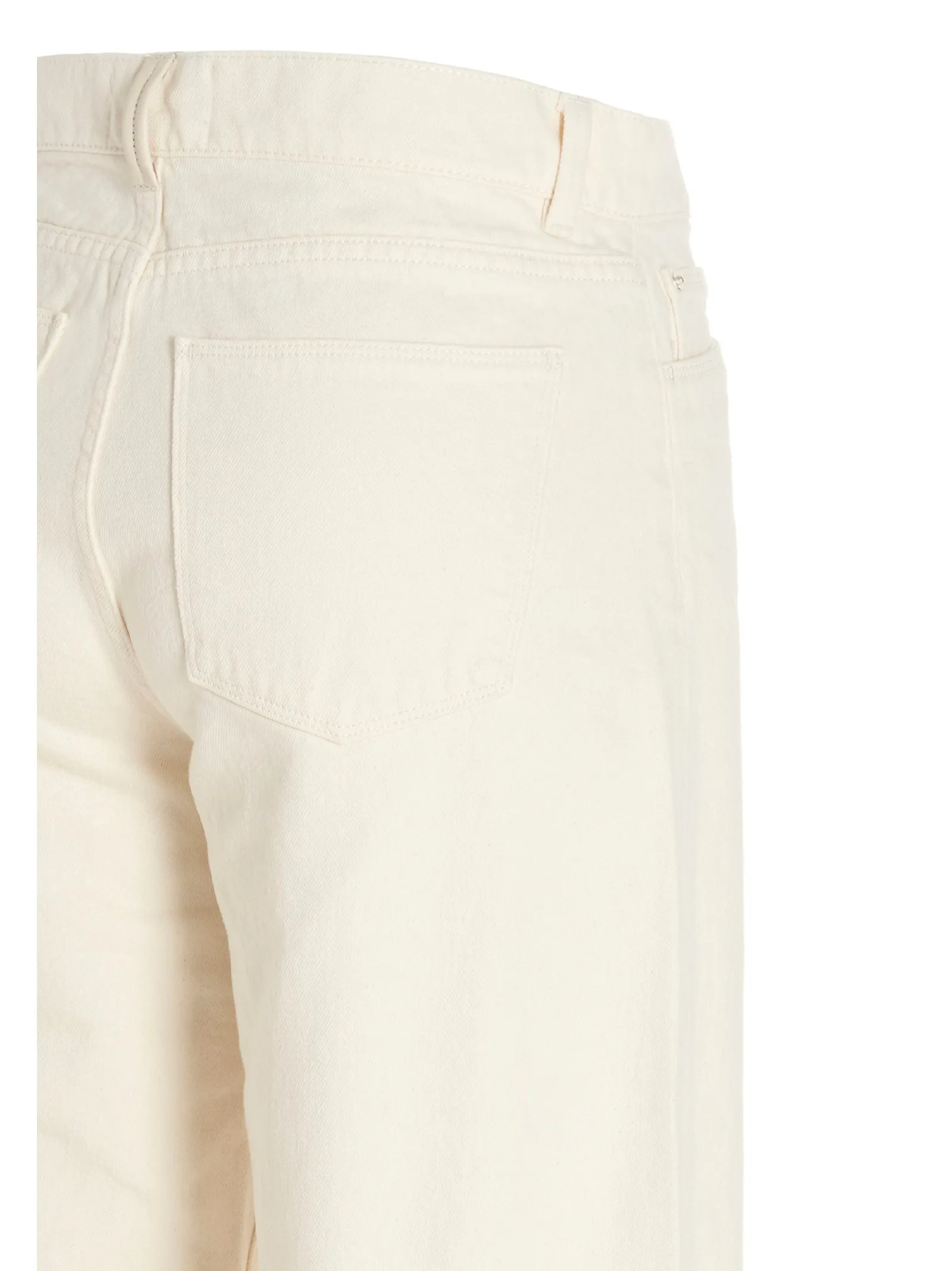 Wandler Magnolia Wide Leg Frayed Hem Jeans