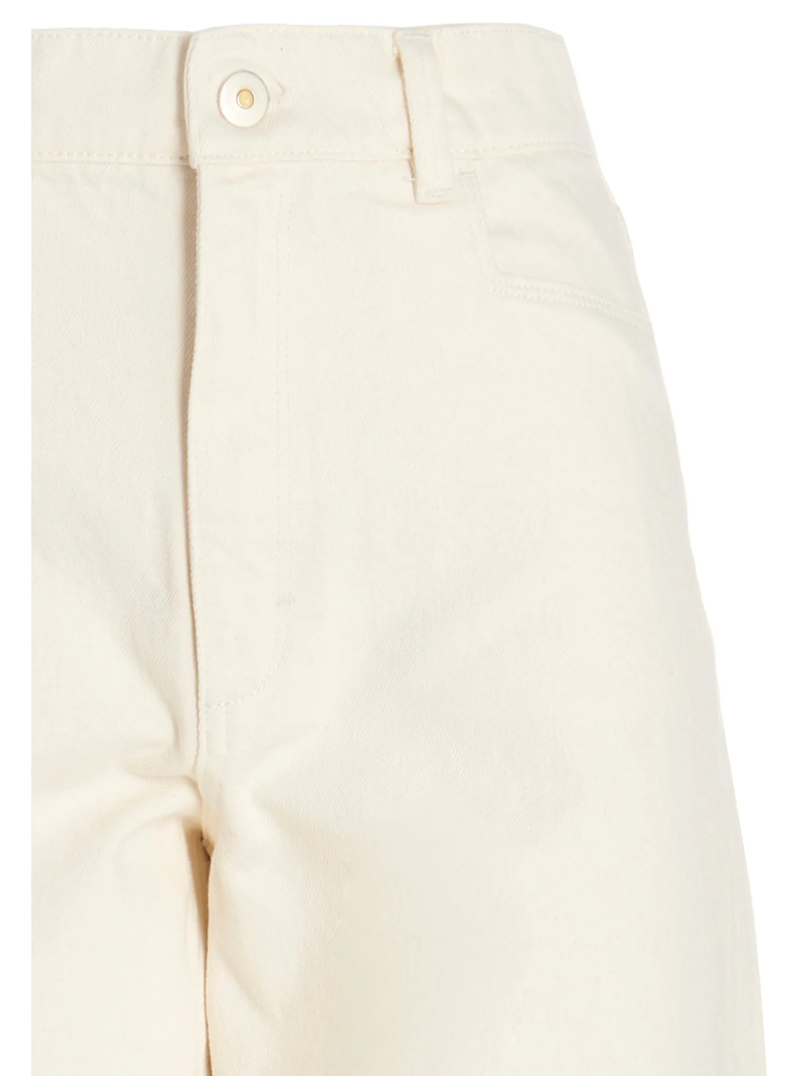 Wandler Magnolia Wide Leg Frayed Hem Jeans