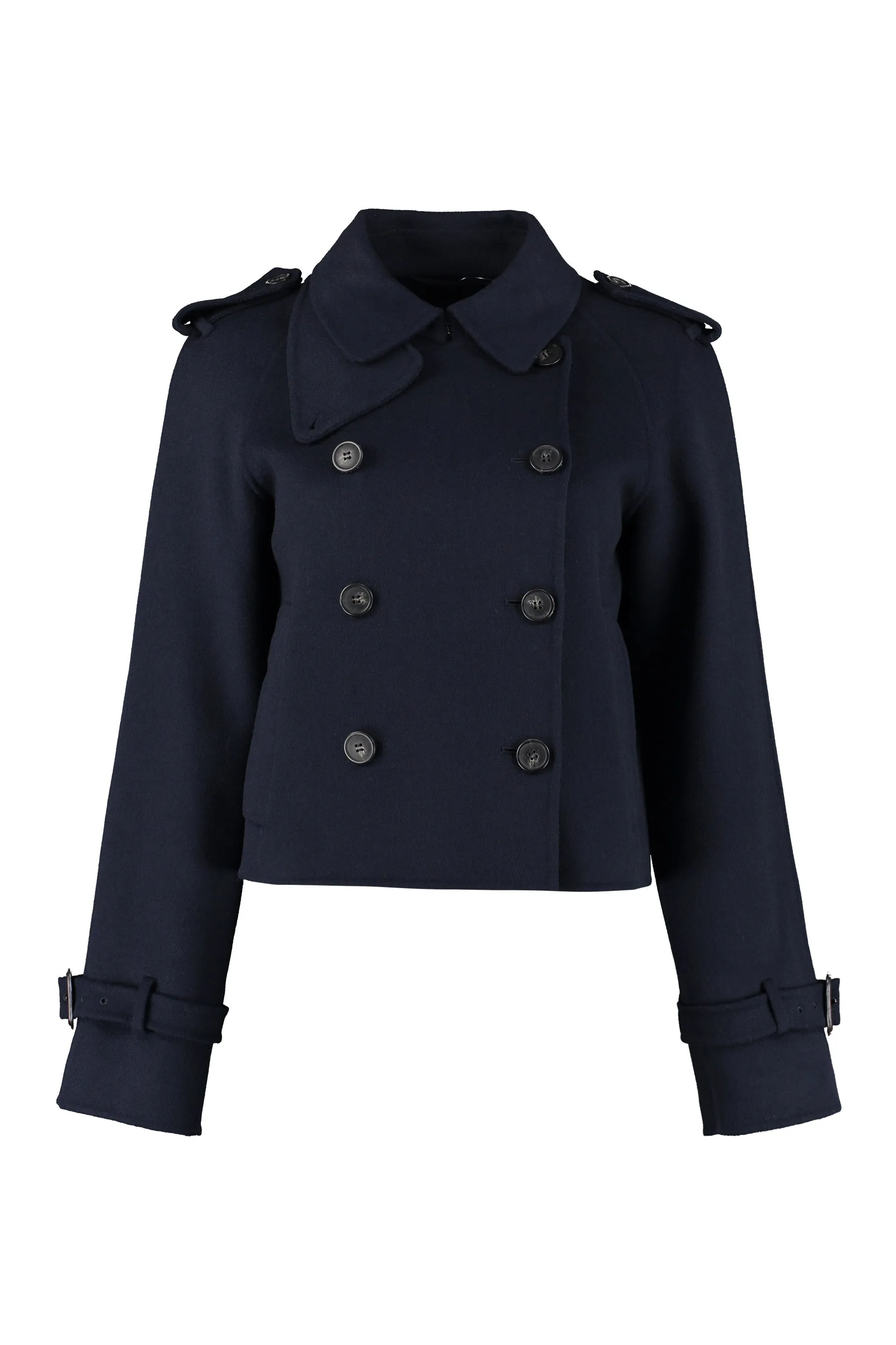 Weekend Max Mara Double-Breasted Cropped Jacket