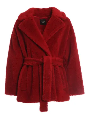 Weekend Max Mara Ramino Belted Teddy Coat