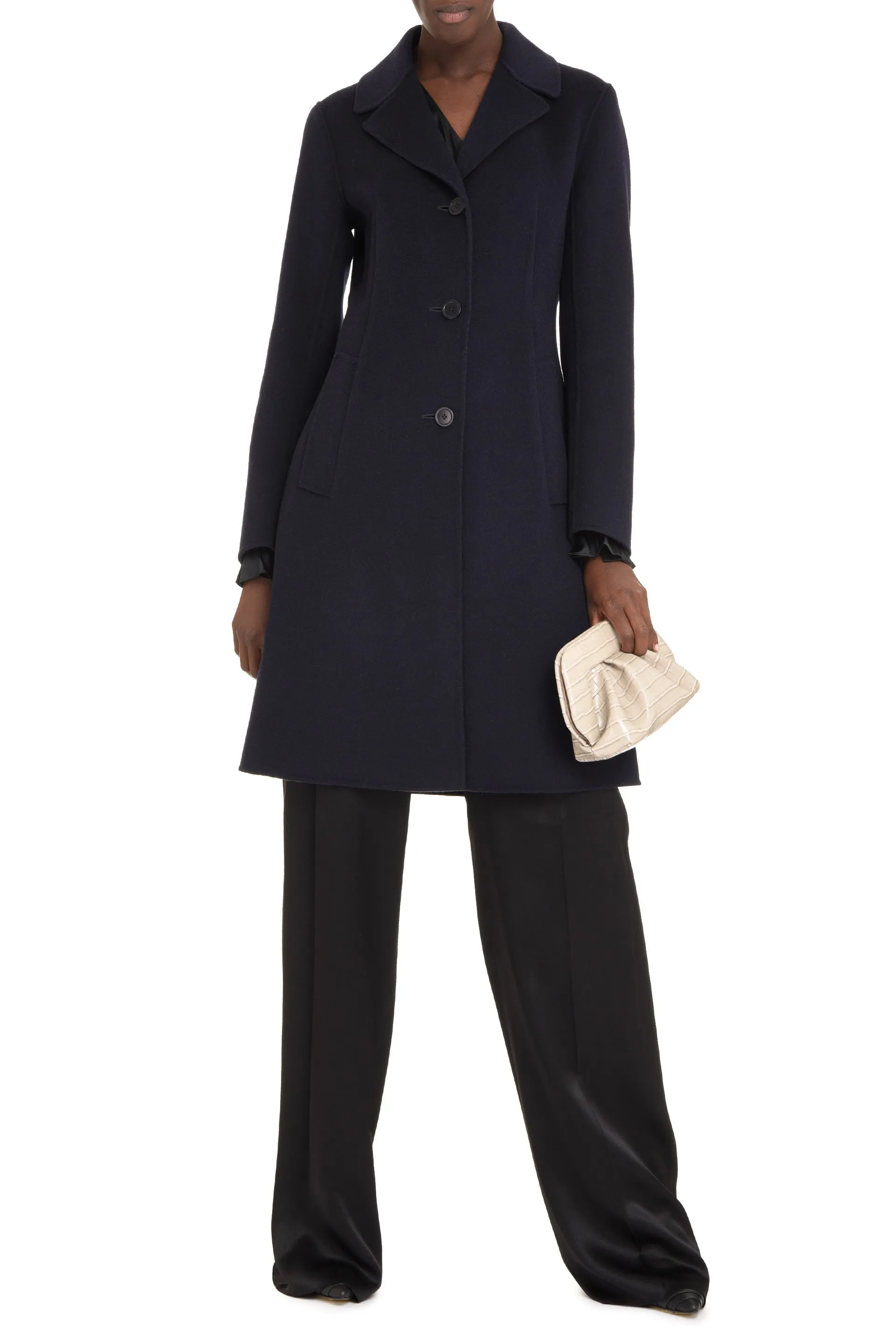 Weekend Max Mara Single-Breasted Long-Sleeved Coat