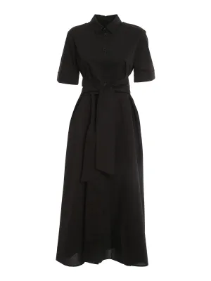 Woolrich Belted Short-Sleeved Shirt Dress