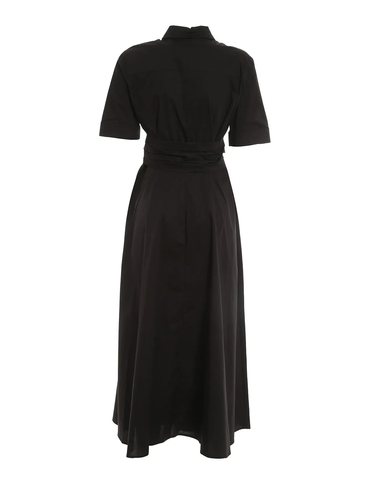 Woolrich Belted Short-Sleeved Shirt Dress