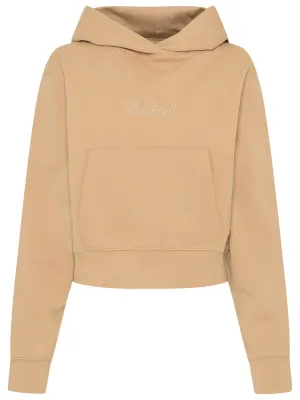 Woolrich Logo Embroidered Long-Sleeved Hoodie