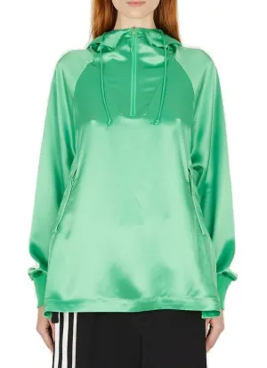 Y-3 Classic Half-Zip Hooded Drawstring Top