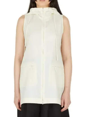 Y-3 Hooded Sleeveless Zip-Up Jacket