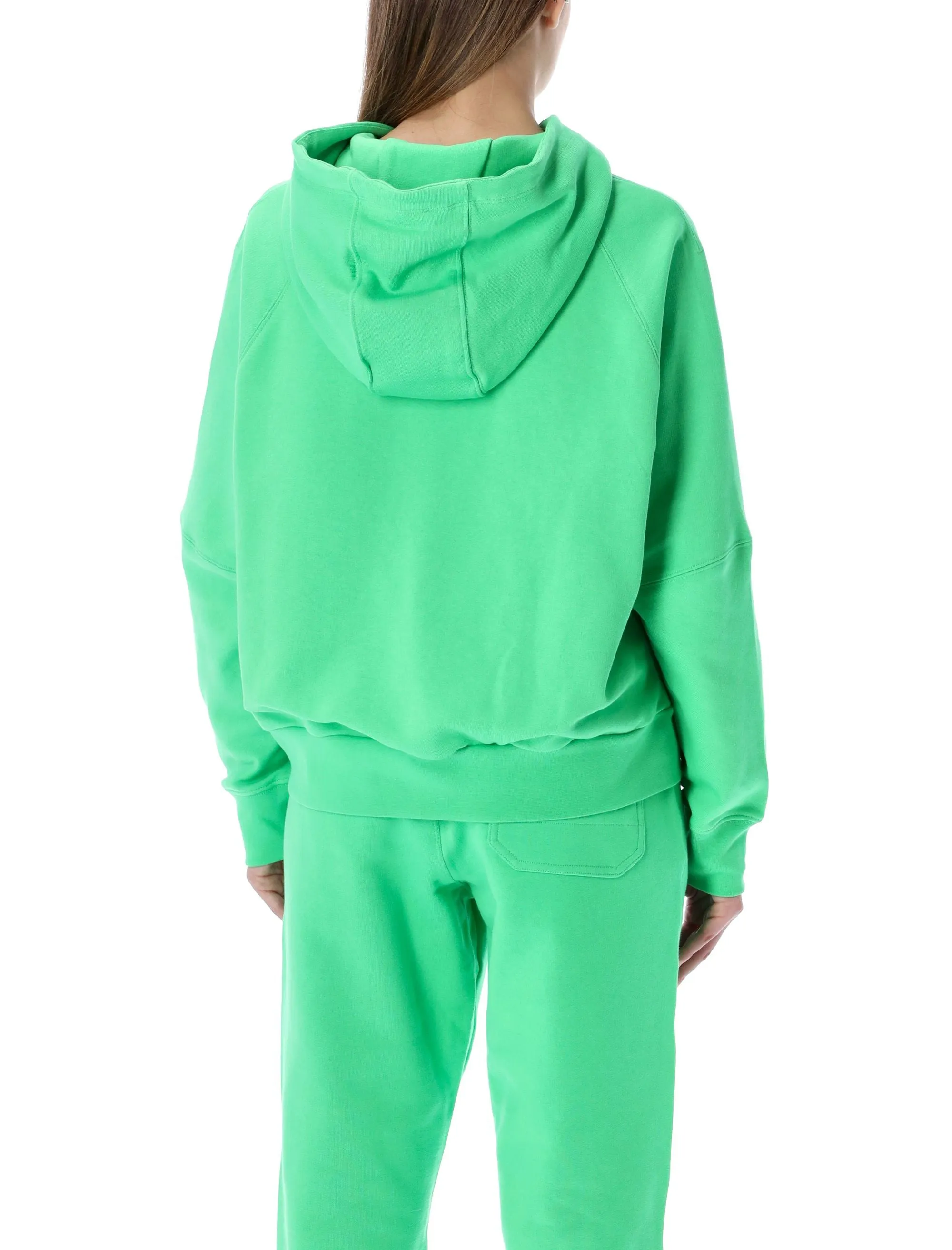 Y-3 Logo Detailed Drawstring Hoodie