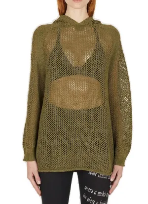 Yohji Yamamoto 5Glace Knitted Hoodie