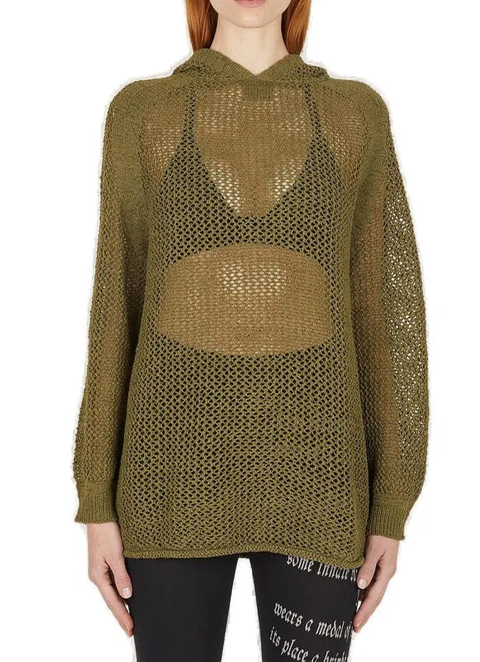 Yohji Yamamoto 5Glace Knitted Hoodie