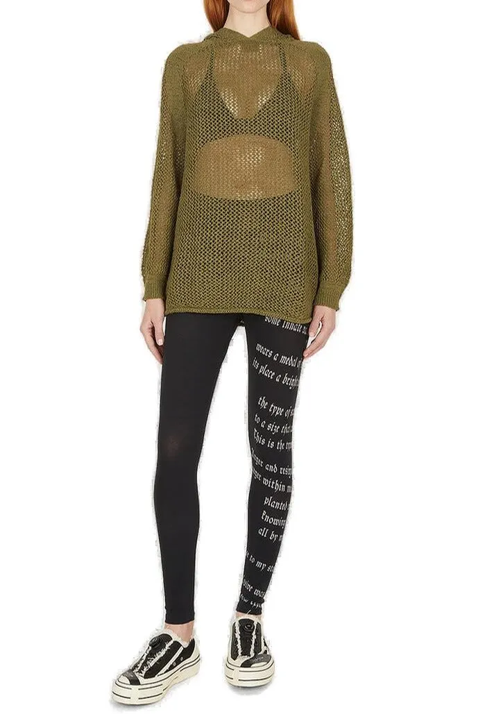 Yohji Yamamoto 5Glace Knitted Hoodie