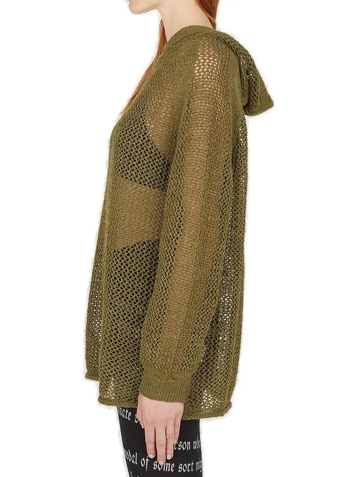 Yohji Yamamoto 5Glace Knitted Hoodie