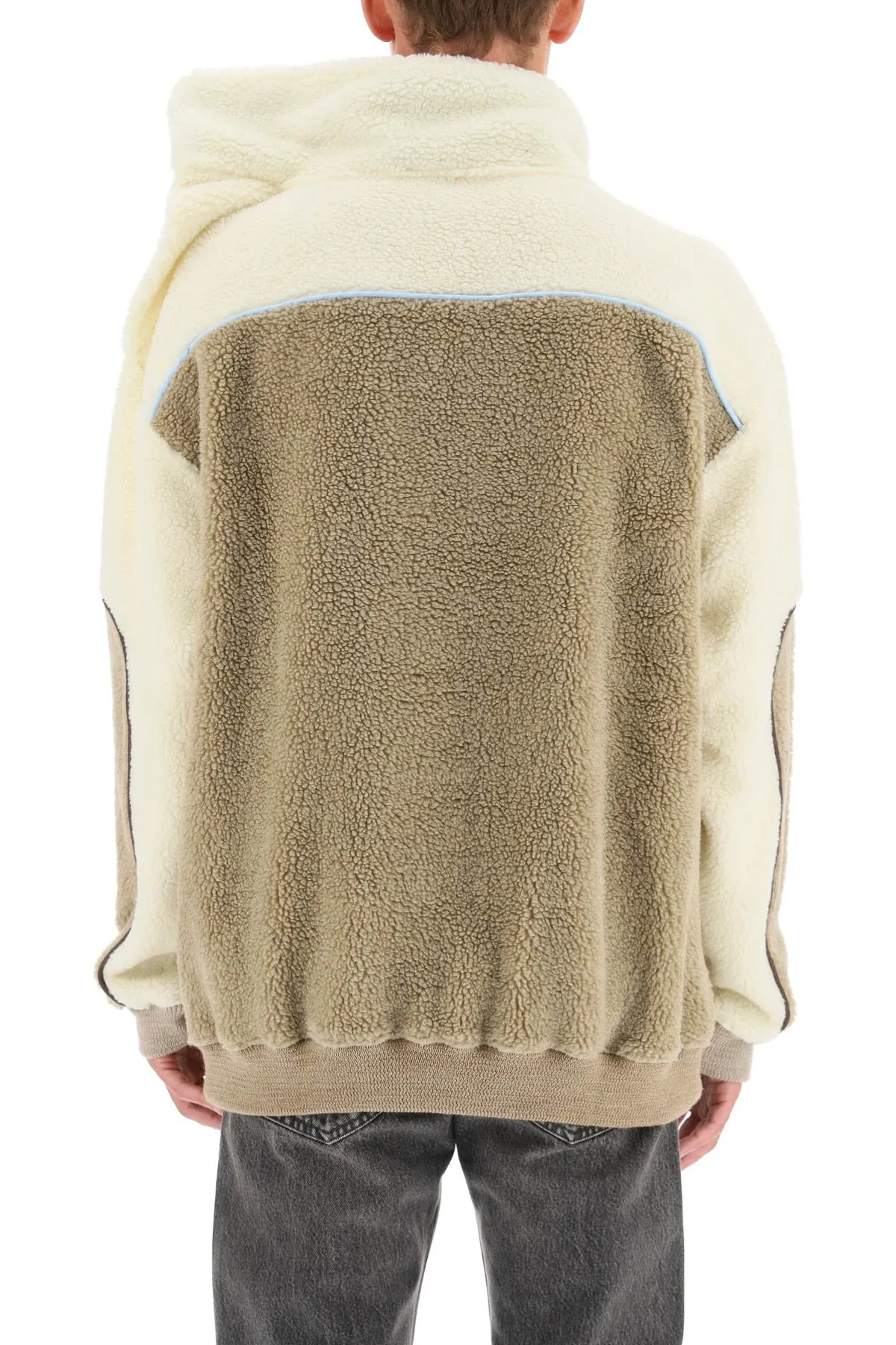Y/Project Colour-Block Teddy Hoodie