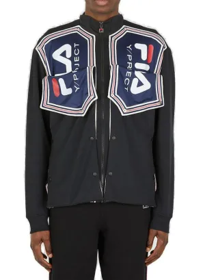 Y/Project Logo Patch Snap Panelled Jacket