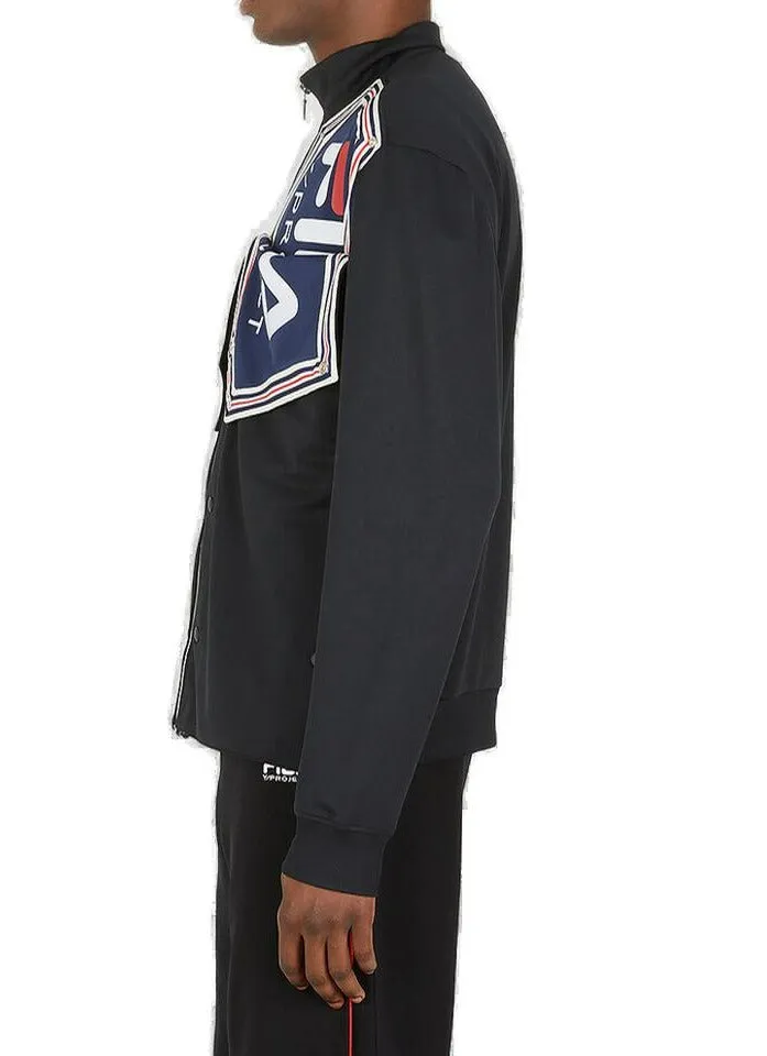 Y/Project Logo Patch Snap Panelled Jacket