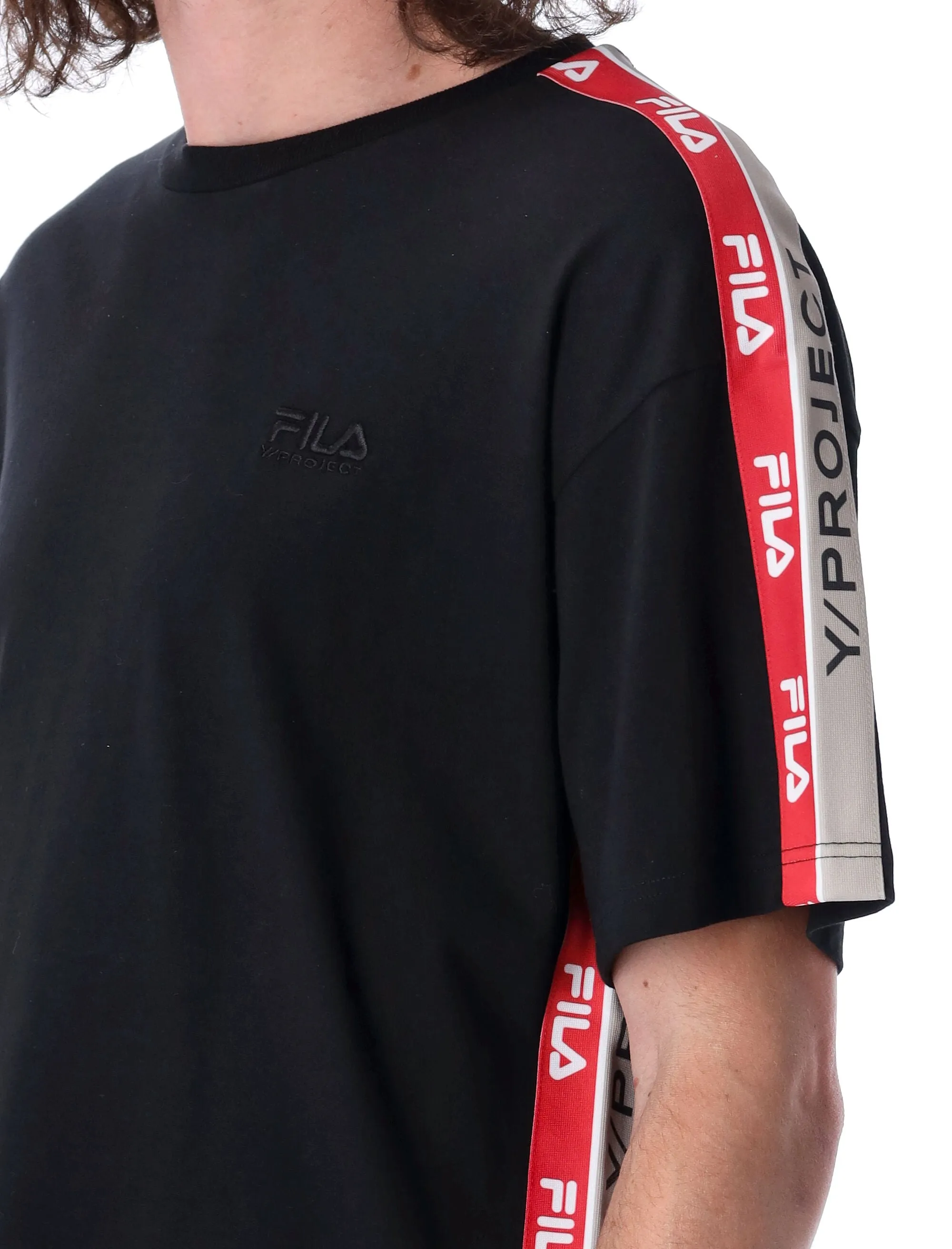 Y/Project X FILA Logo Band T-Shirt