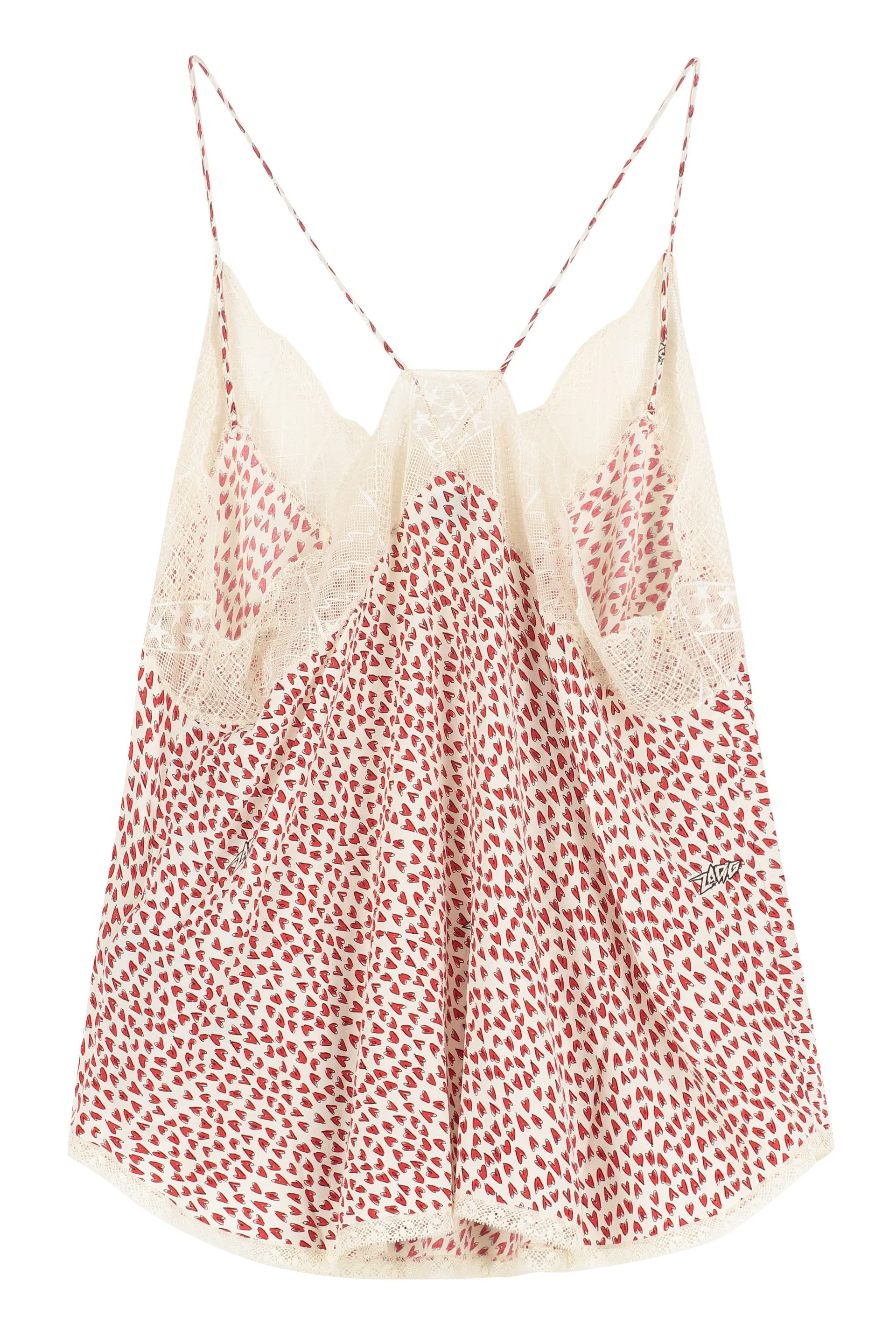 Zadig & Voltaire Christy Lace Detailed Top