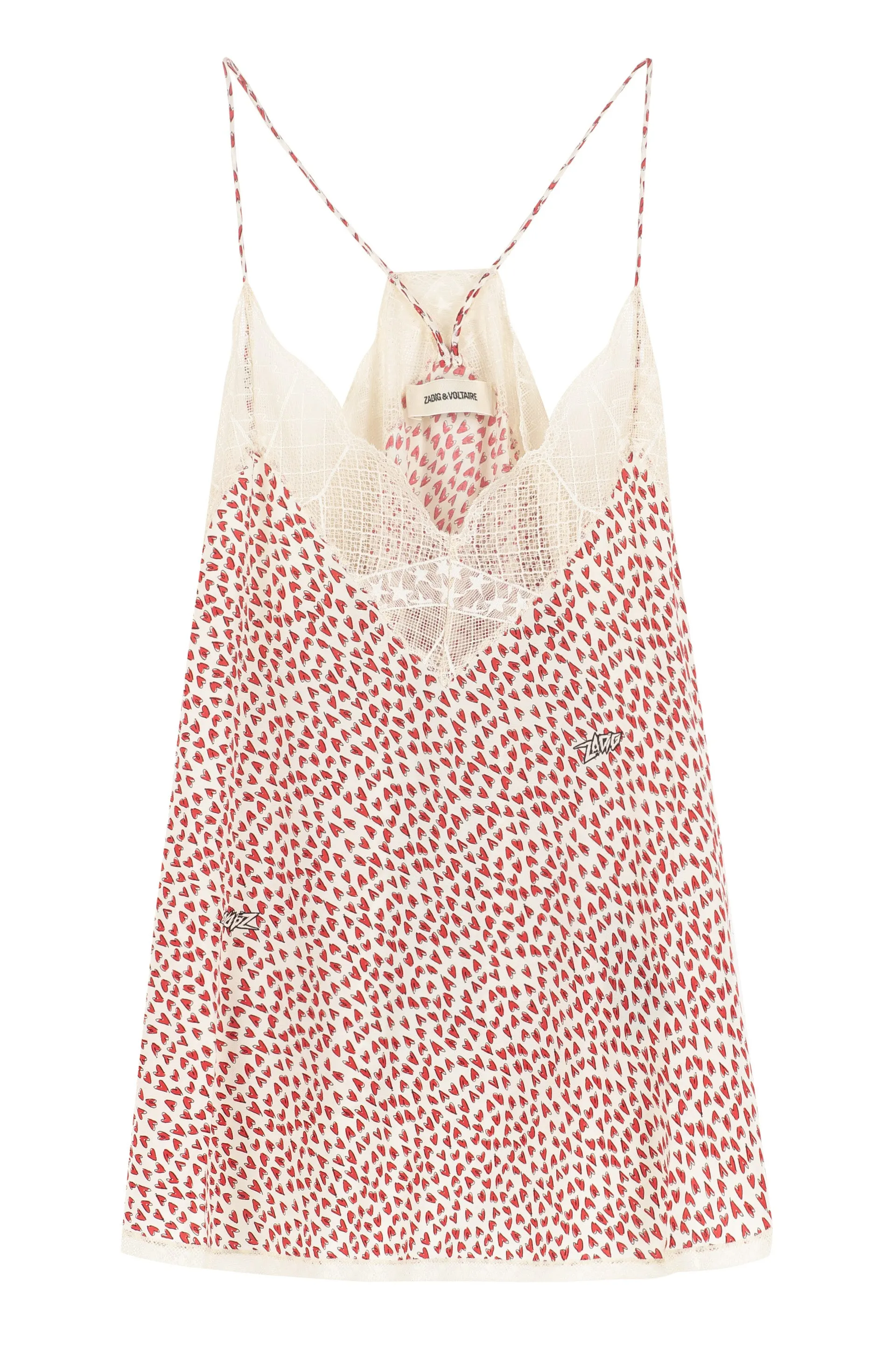 Zadig & Voltaire Christy Lace Detailed Top