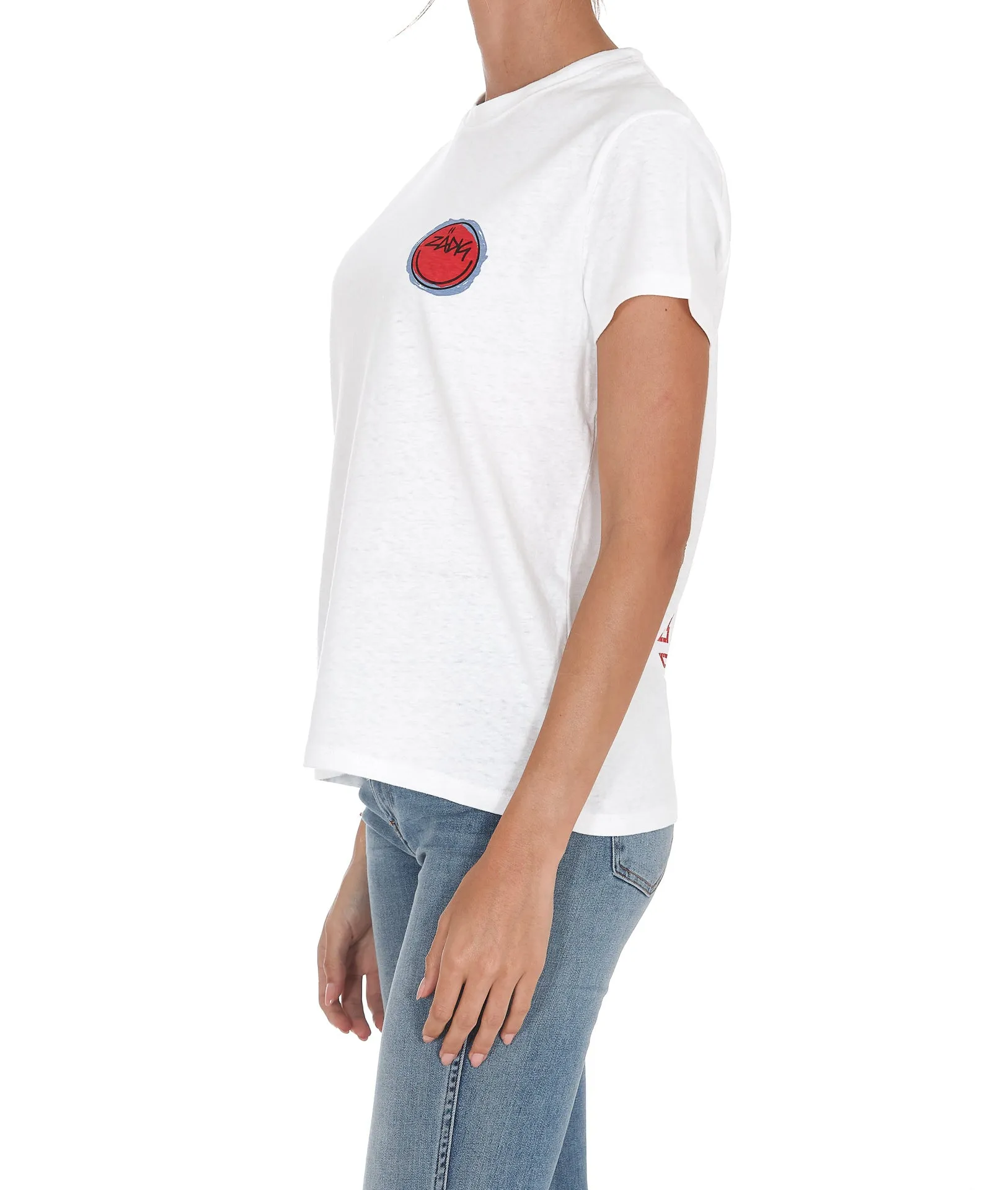Zadig & Voltaire Logo Printed Crewneck T-Shirt