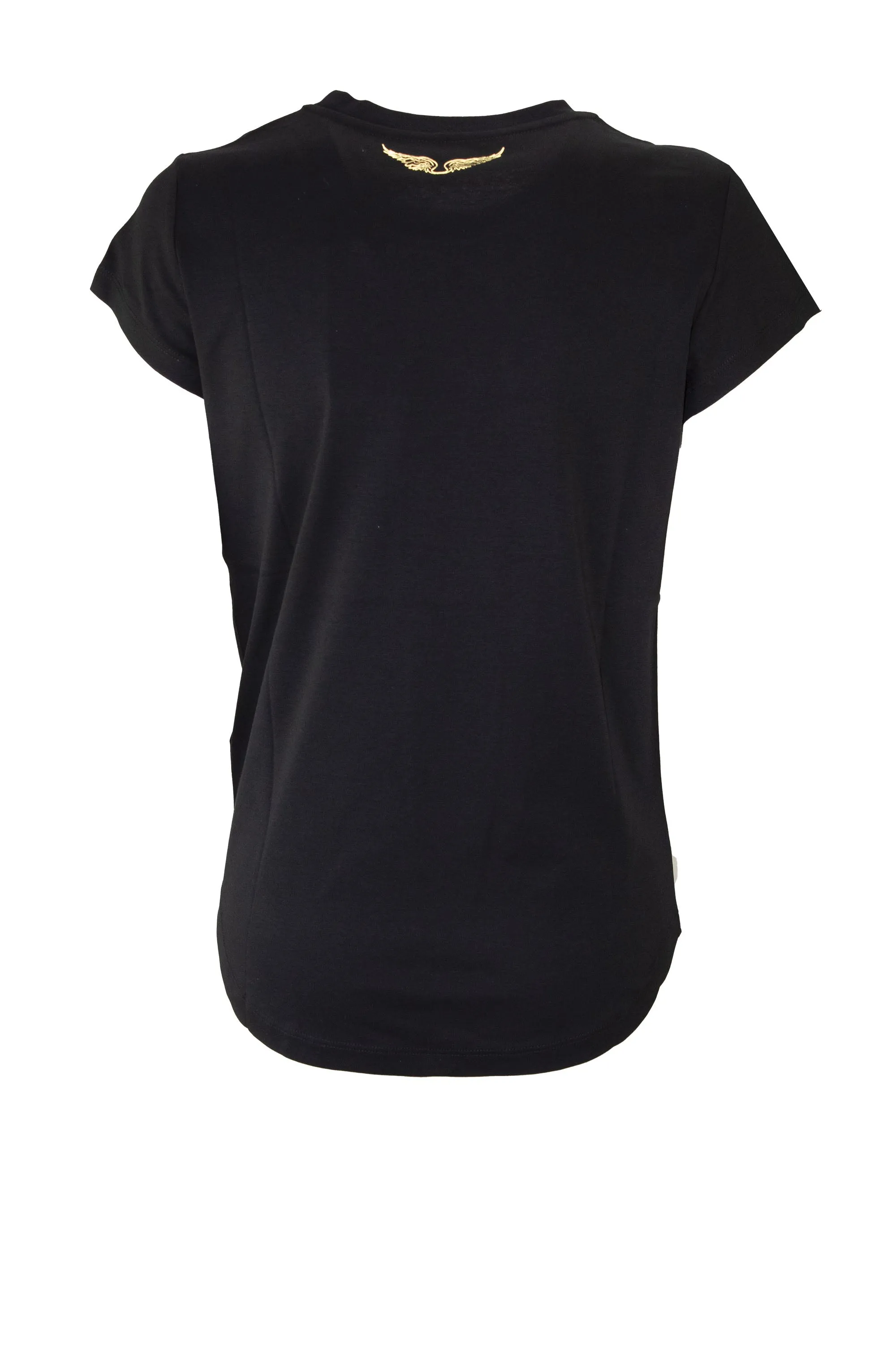 Zadig & Voltaire Slogan-Print Round Neck T-Shirt