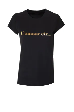 Zadig & Voltaire Slogan-Print Round Neck T-Shirt
