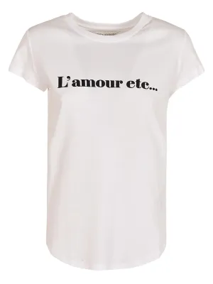 Zadig & Voltaire Slogan-Print Round Neck T-Shirt