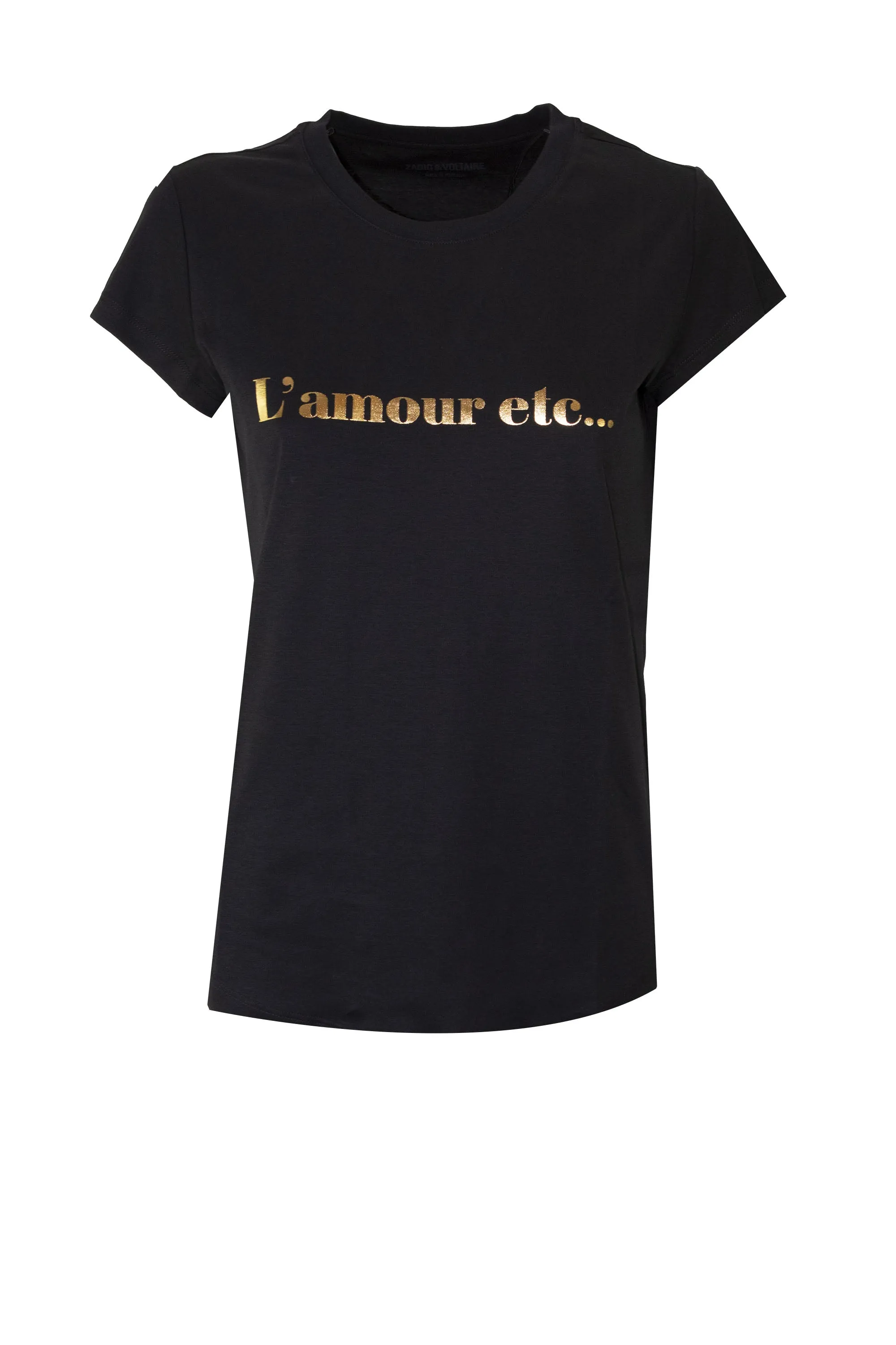 Zadig & Voltaire Slogan-Print Round Neck T-Shirt