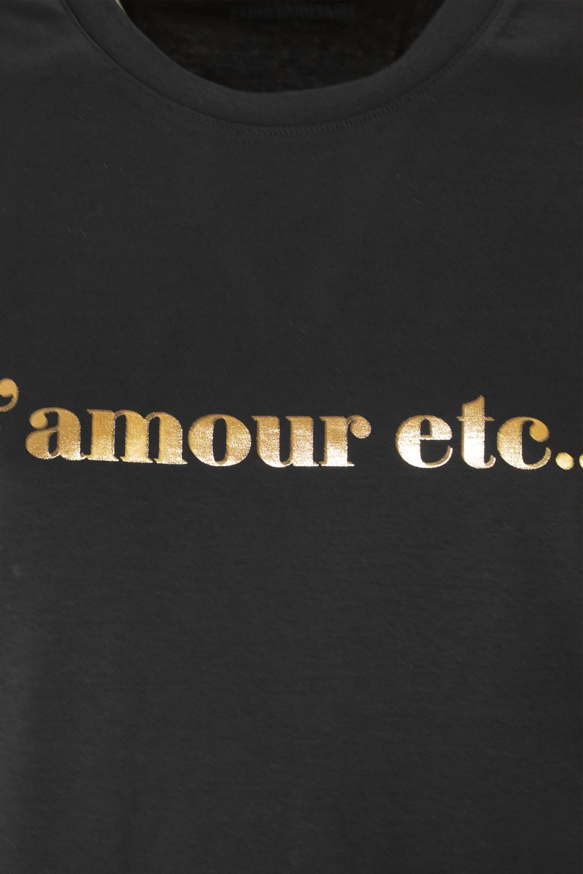 Zadig & Voltaire Slogan-Print Round Neck T-Shirt