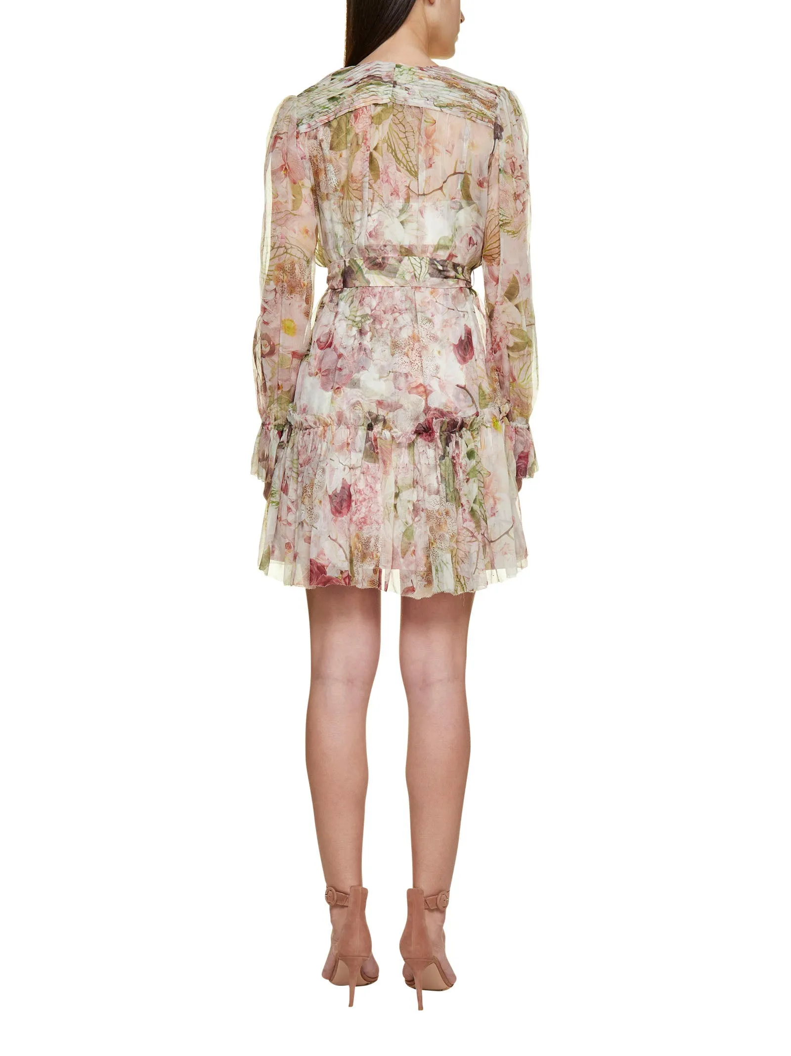 Zimmermann Floral Printed Mini Shirt Dress