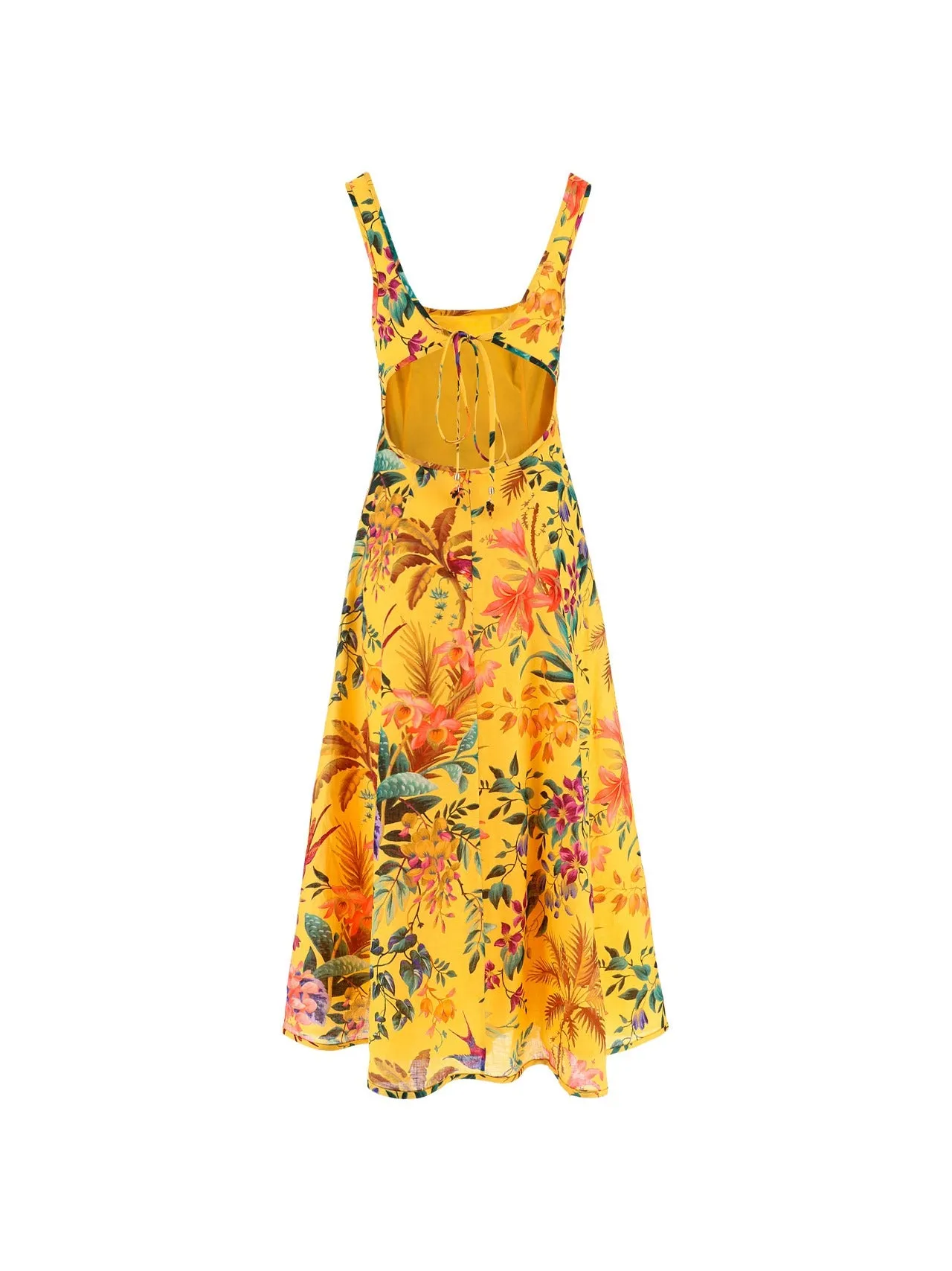 Zimmermann Sleeveless Floral Printed Midi Dress