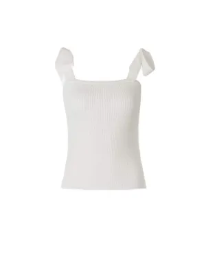 Zimmermann Tropicana Square-Neck Tied Tank Top