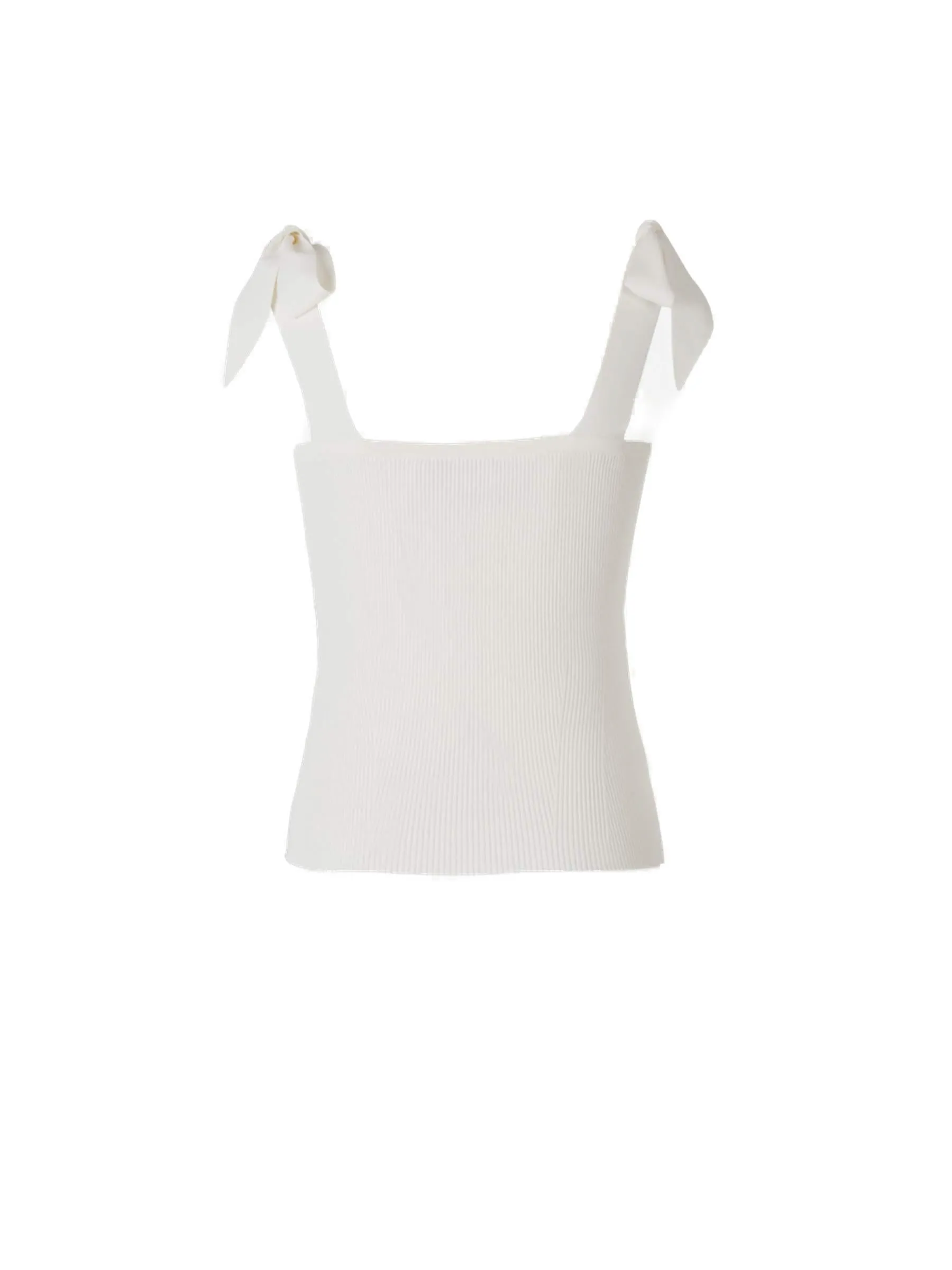 Zimmermann Tropicana Square-Neck Tied Tank Top