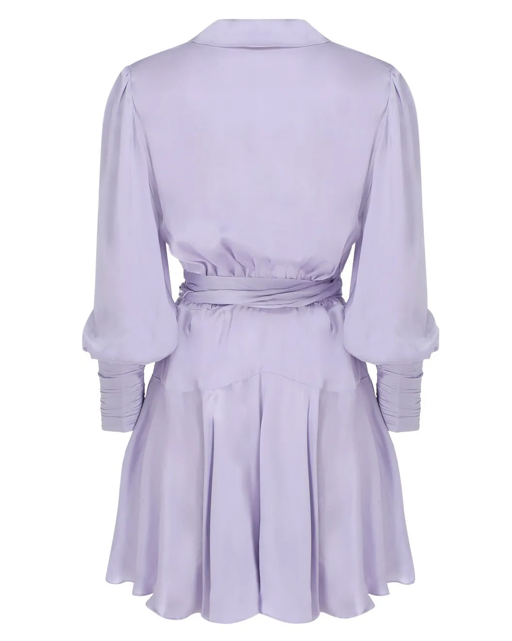 Zimmermann Wrap V-Neck Mini Dress