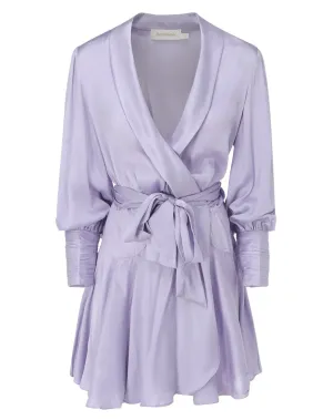 Zimmermann Wrap V-Neck Mini Dress